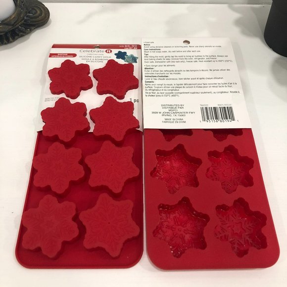 *DEAL IN DESCRIPTION* Silicone Candy Mold: Snowflakes - Picture 1 of 3